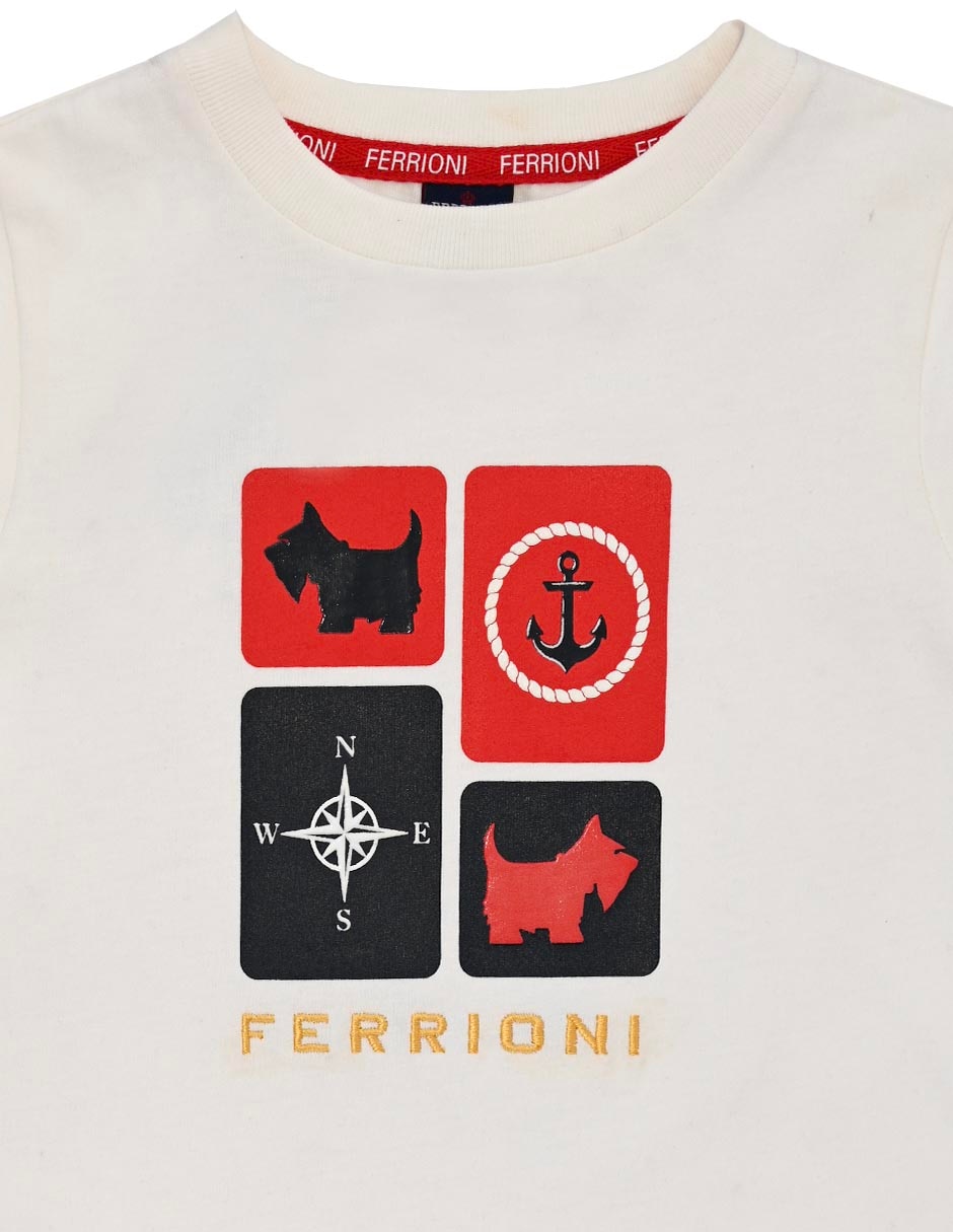 Playera Gong manga corta para niño 4