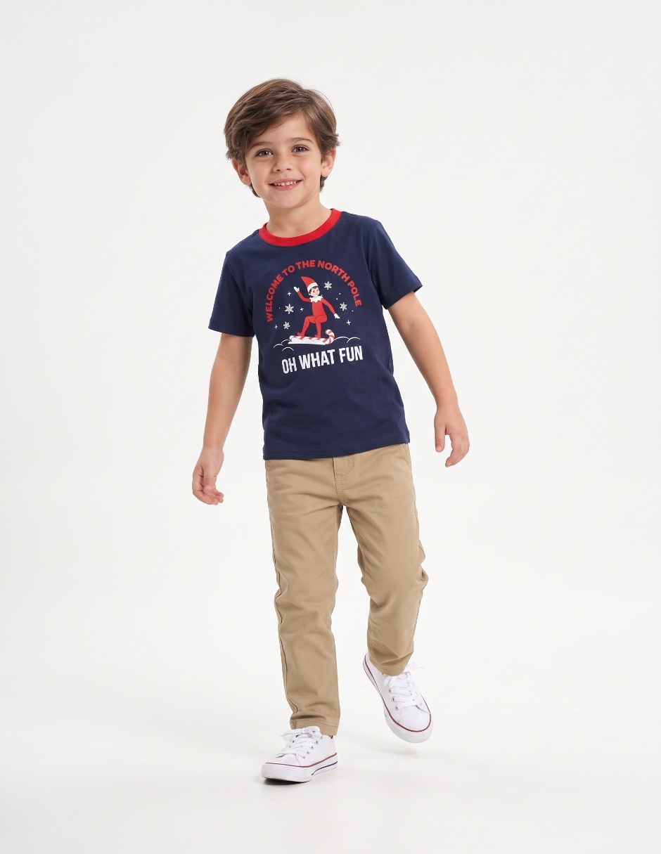 Playera manga corta para niño Playera manga corta para niño