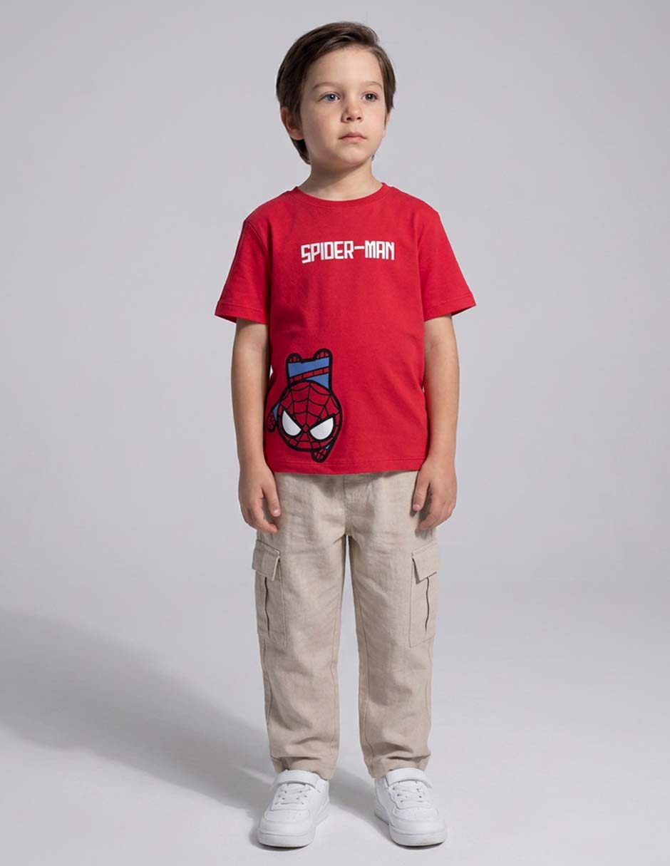 Playera Spider - Man Manga Corta Para Niño Playera Spider - Man Manga Corta Para Niño
