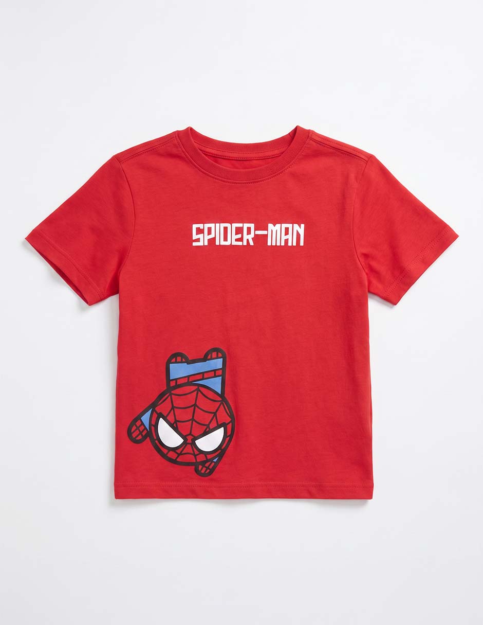 Playera Spider - Man Manga Corta Para Niño 3