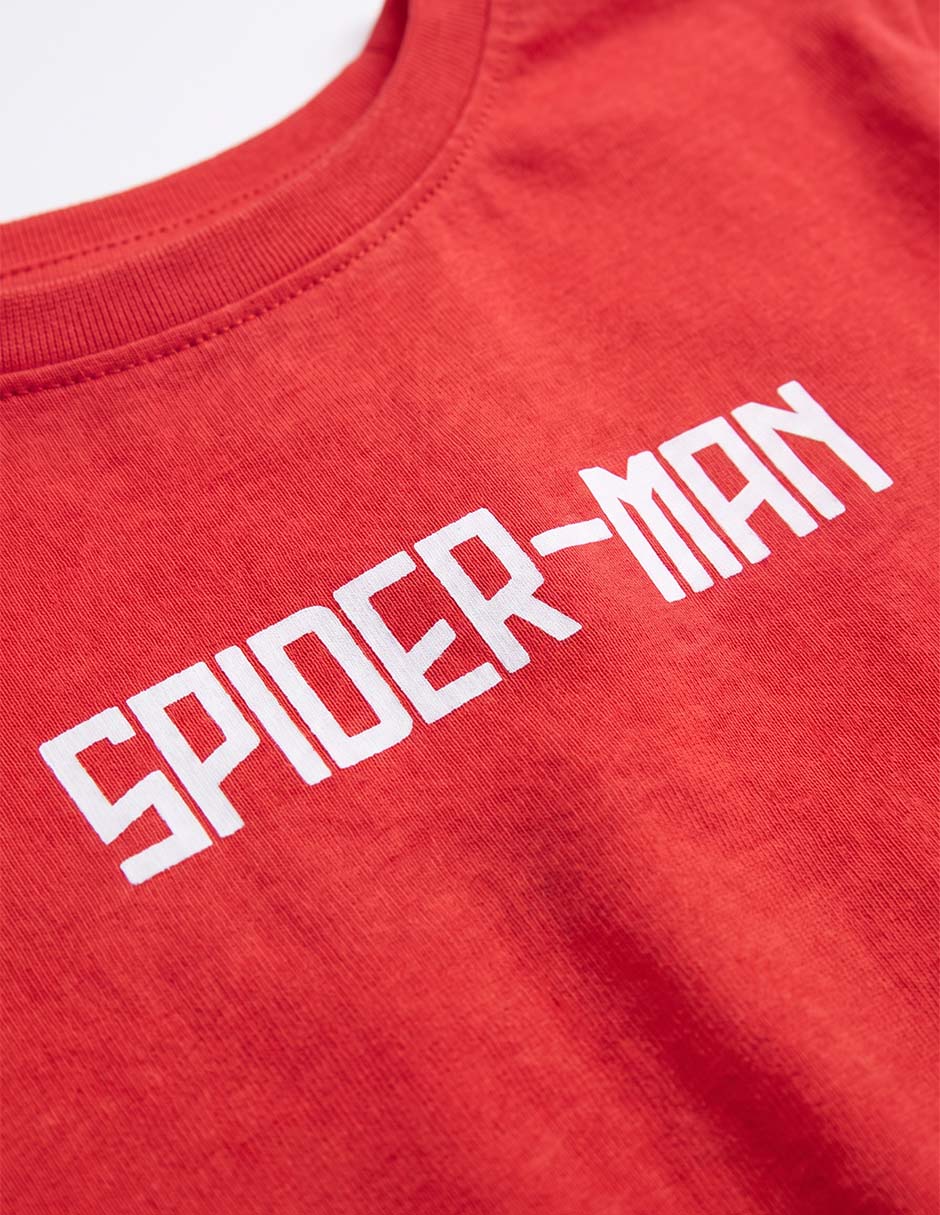 Playera Spider - Man Manga Corta Para Niño 5