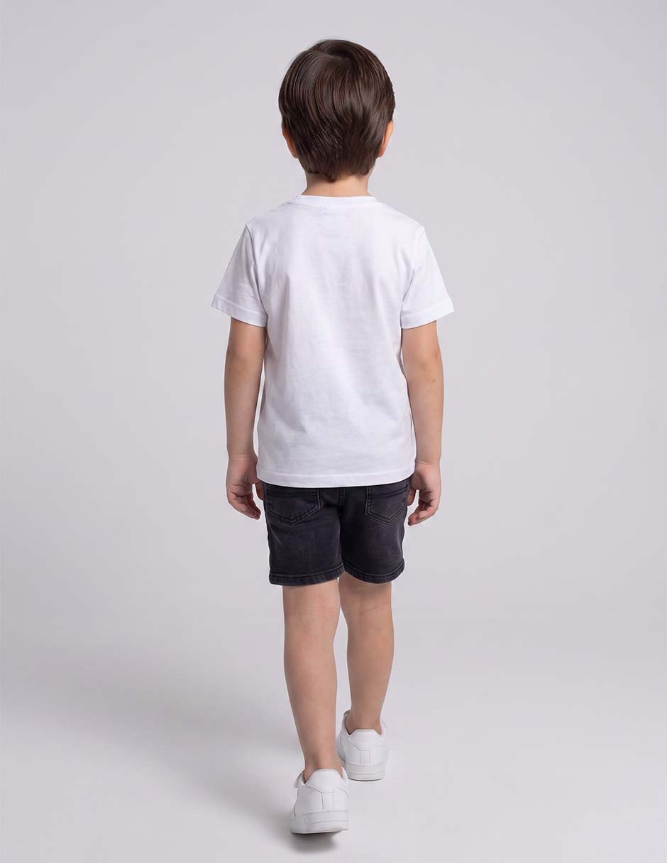 Playera spider - hulk manga corta para niño 2