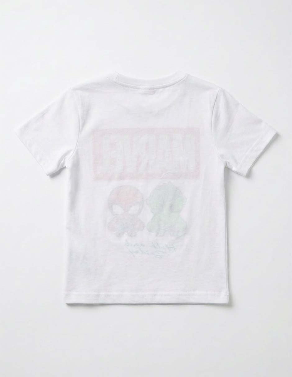 Playera spider - hulk manga corta para niño 4