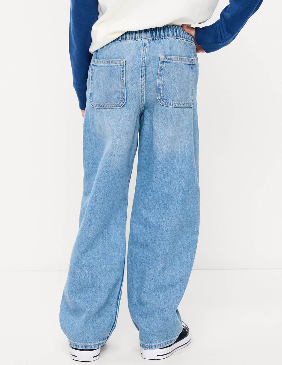 Jeans amplio lavado medio para niño 2