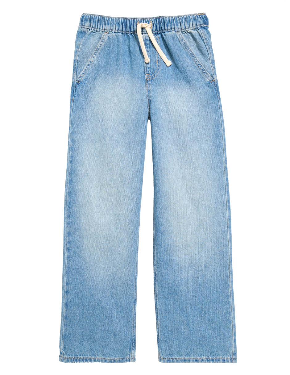 Jeans amplio lavado medio para niño 4
