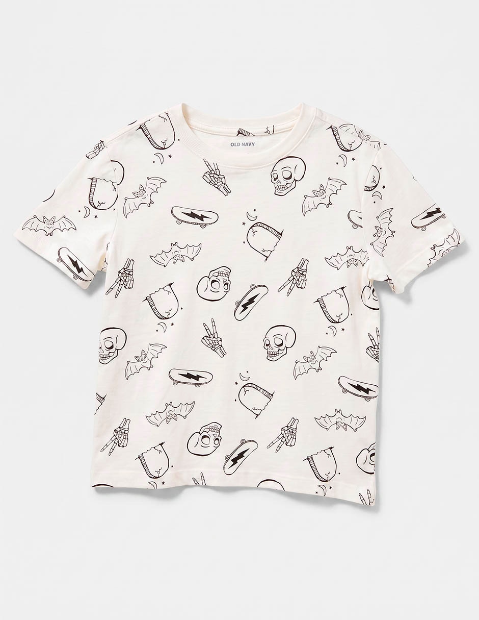Playera halloween manga corta para niño 3