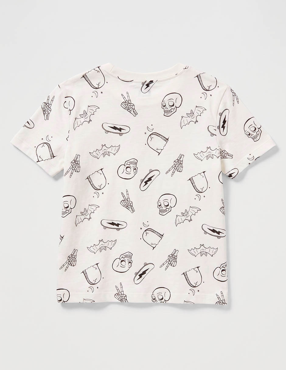 Playera halloween manga corta para niño 4