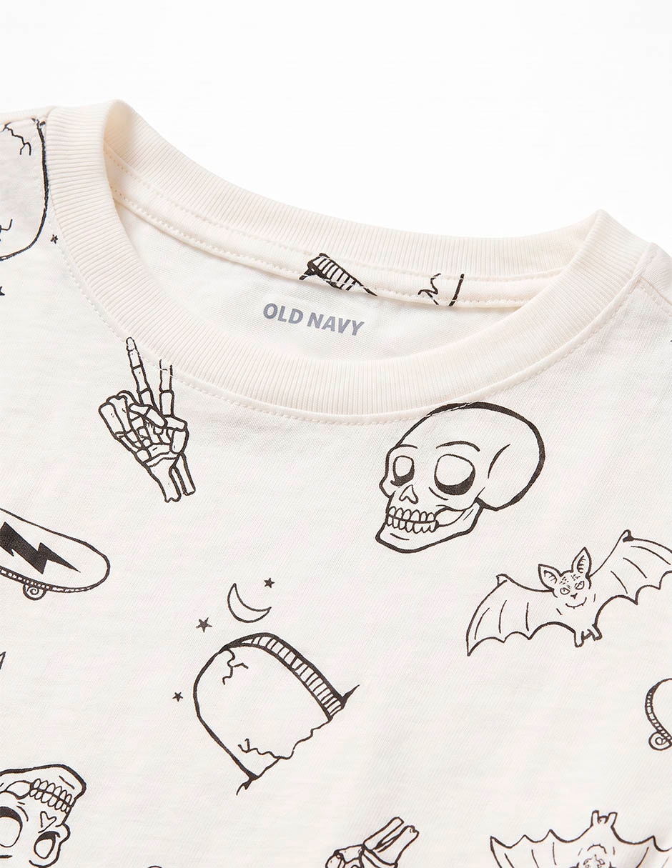 Playera halloween manga corta para niño 5