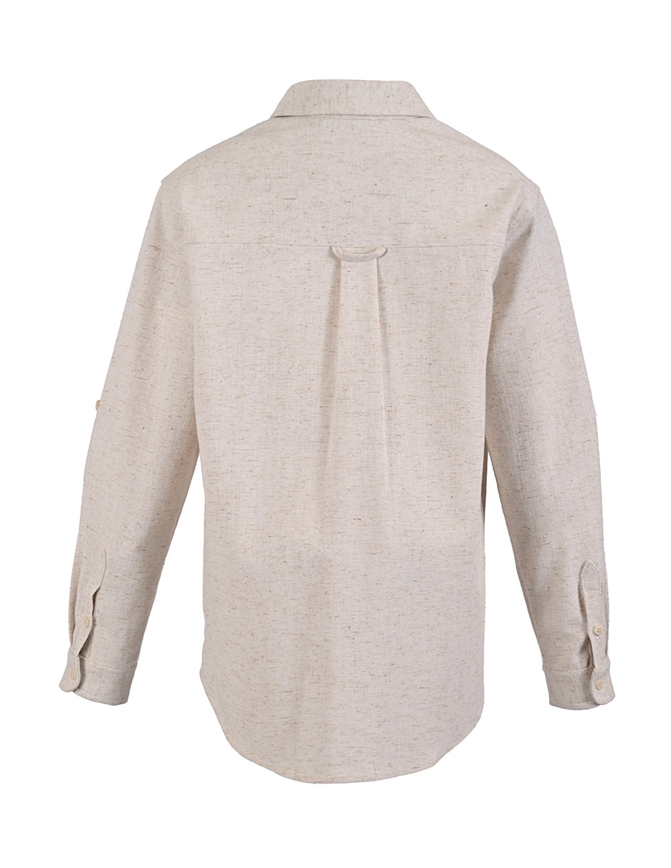 Camisa casual manga larga para niño 2