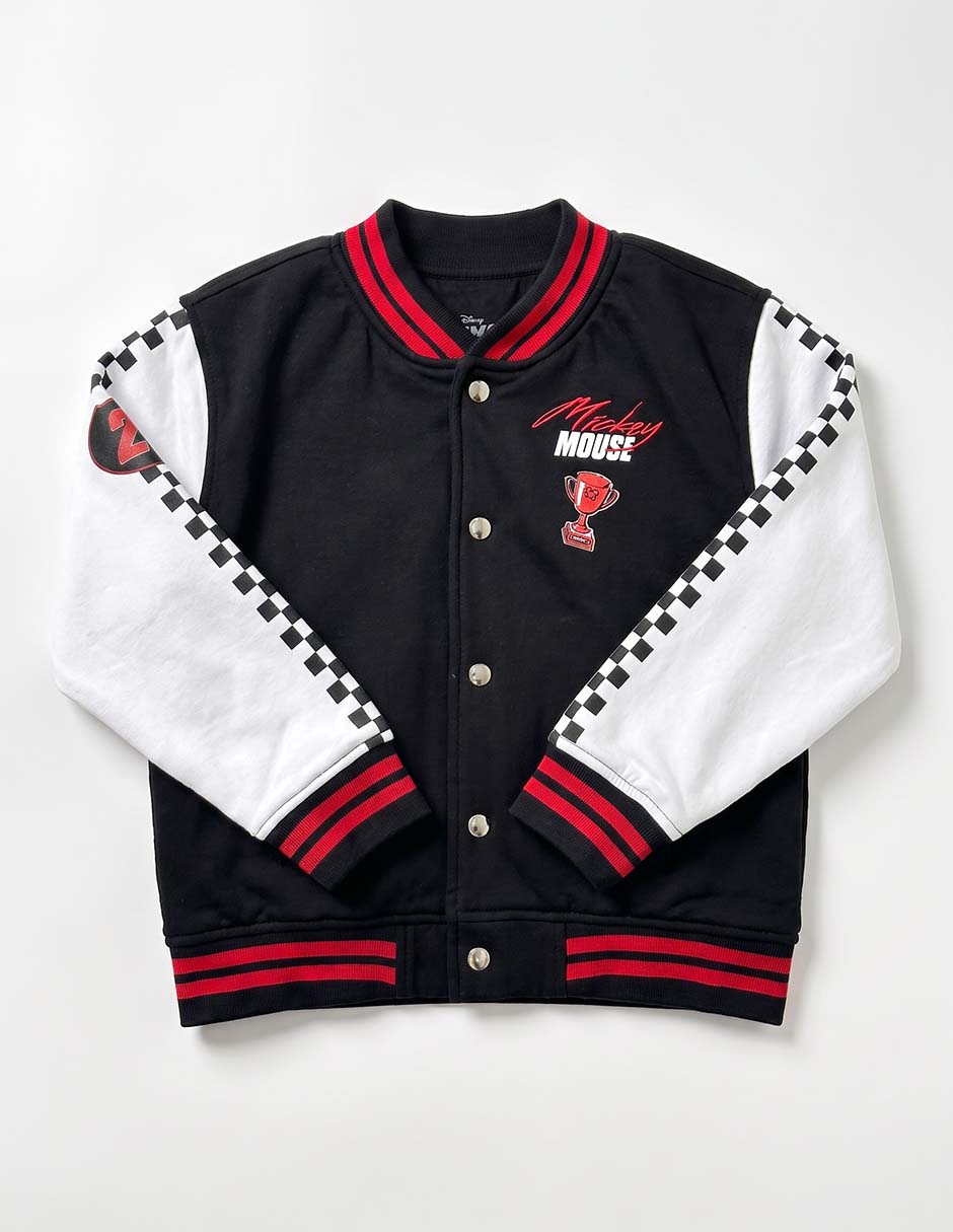 Set chamarra/chamarra bomber licencia mickey mouse de felpa para infantil niño 3