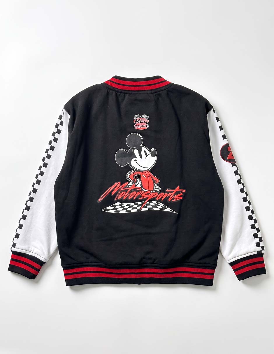 Set chamarra/chamarra bomber licencia mickey mouse de felpa para infantil niño 4