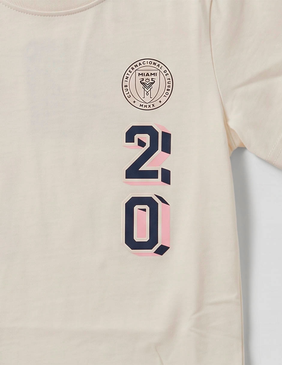 Playera inter de miami manga corta para niño 3