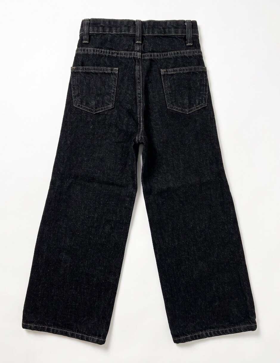 Jeans straight lavado denim para niño 4
