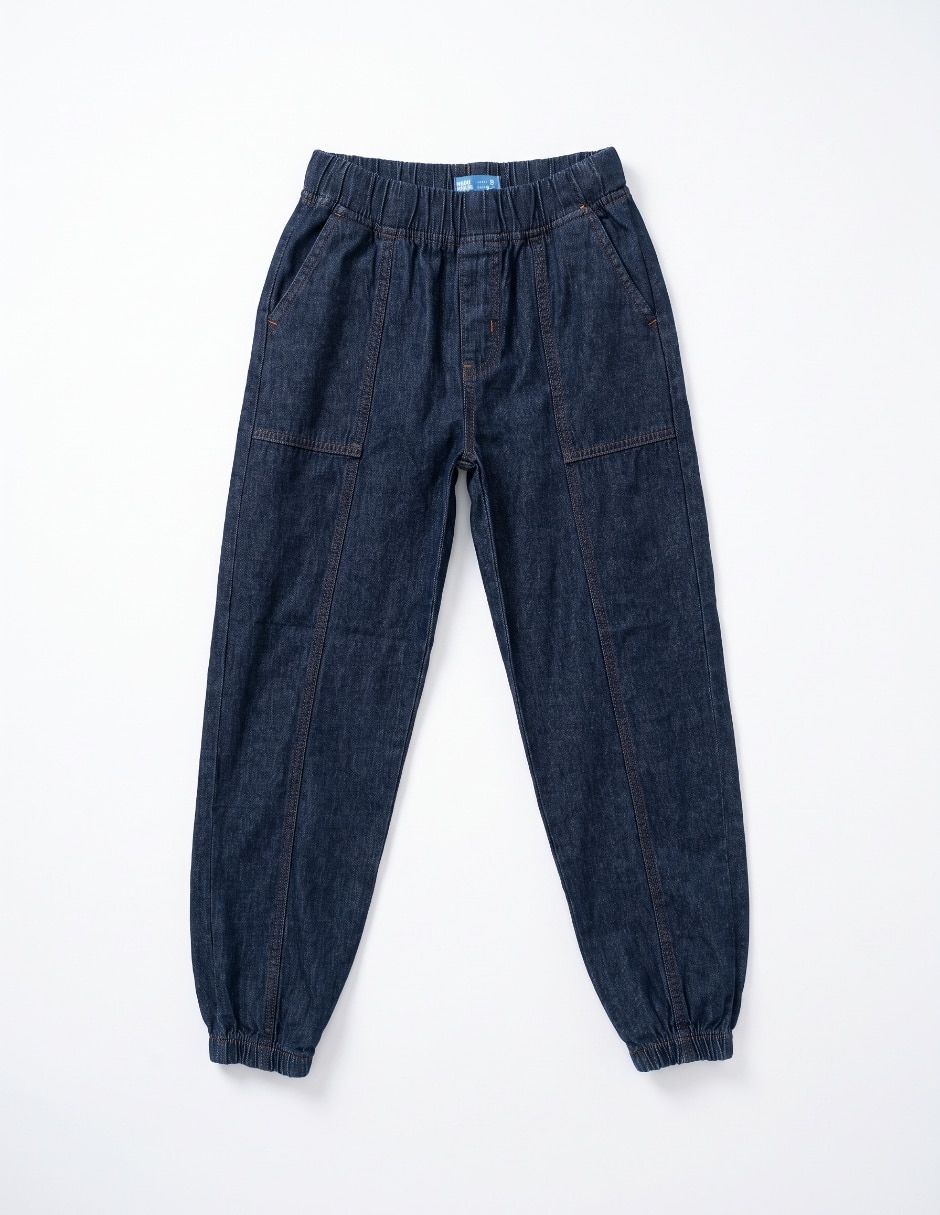 Jeans Amplio lavado denim para niño 3