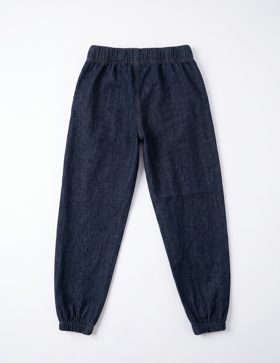 Jeans Amplio lavado denim para niño 4