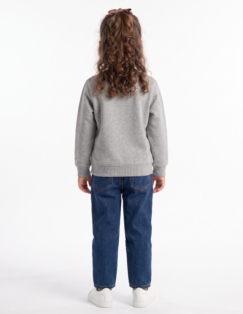 Jeans straight lavado denim para niño 2