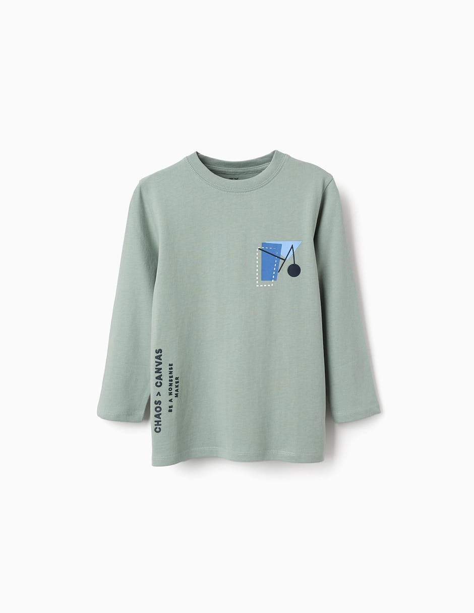 Playera manga larga para niño Playera manga larga para niño