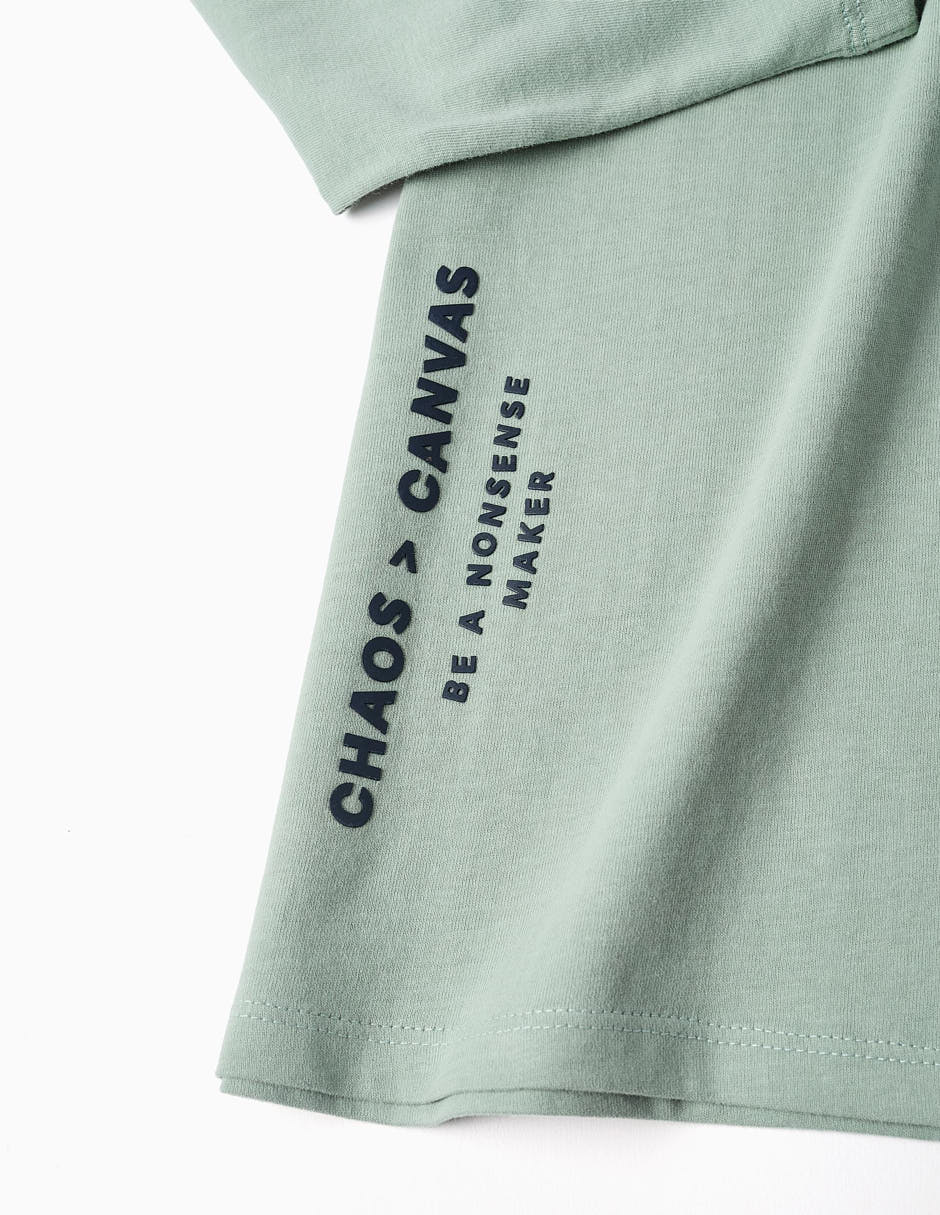 Playera manga larga para niño 4