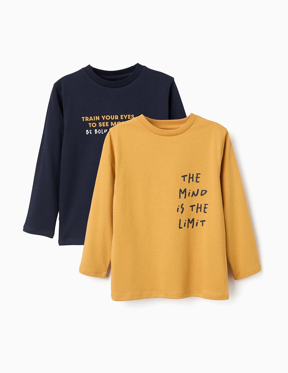 Playera manga larga para niño Playera manga larga para niño