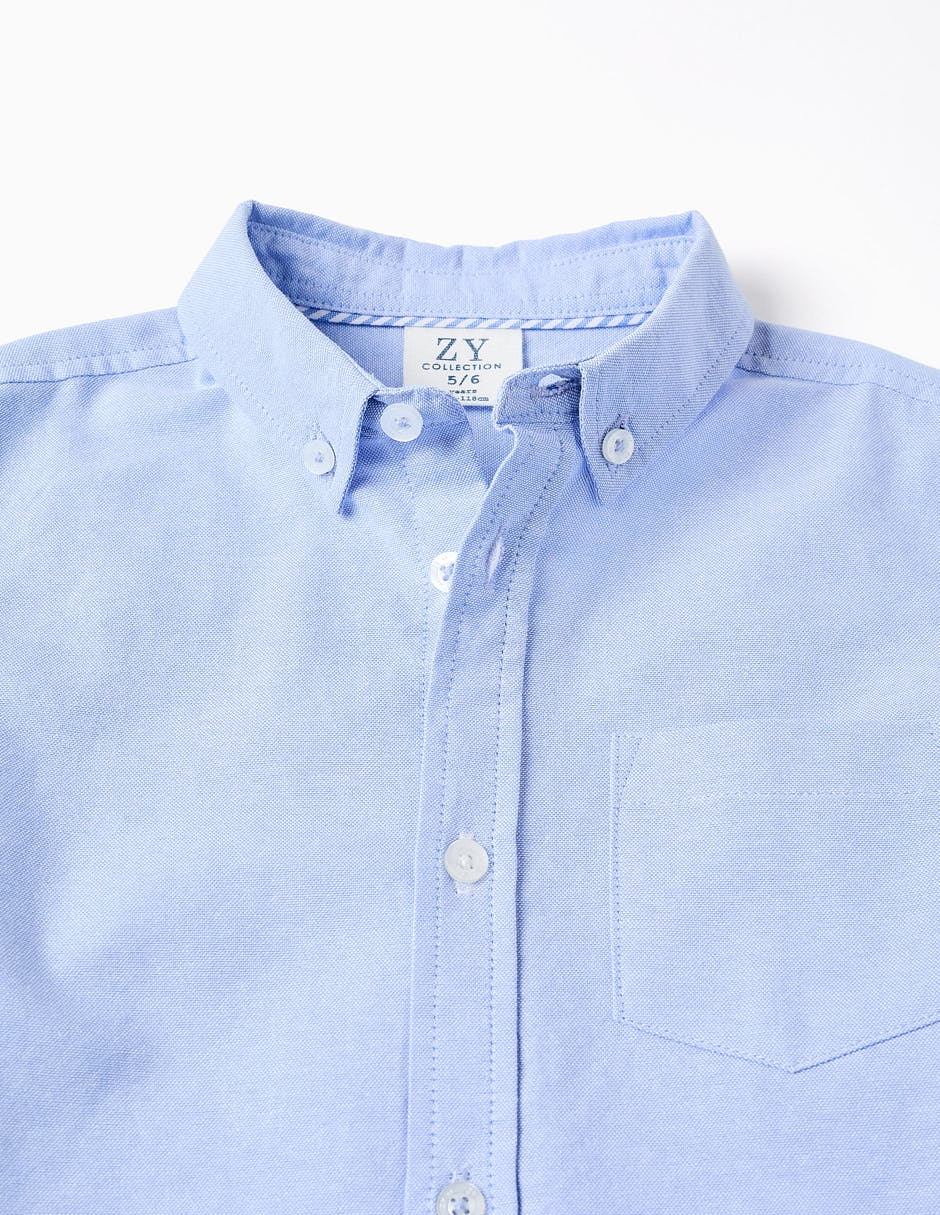 Camisa de vestir Zy Kids de algodón manga larga para niño 3