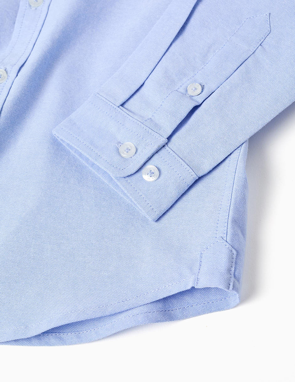 Camisa de vestir Zy Kids de algodón manga larga para niño 4