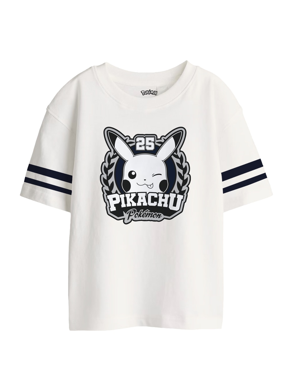 Playera pok manga corta para niño Playera pok manga corta para niño