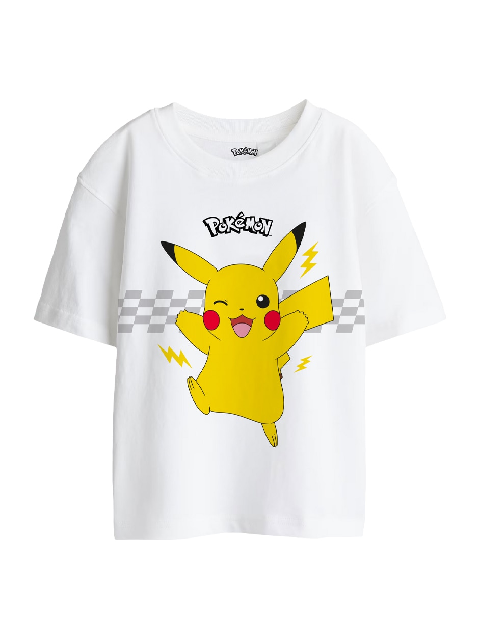 Playera Pokemon manga corta para niño Playera Pokemon manga corta para niño