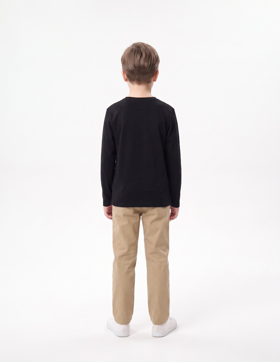 Playera manga larga para niño 2