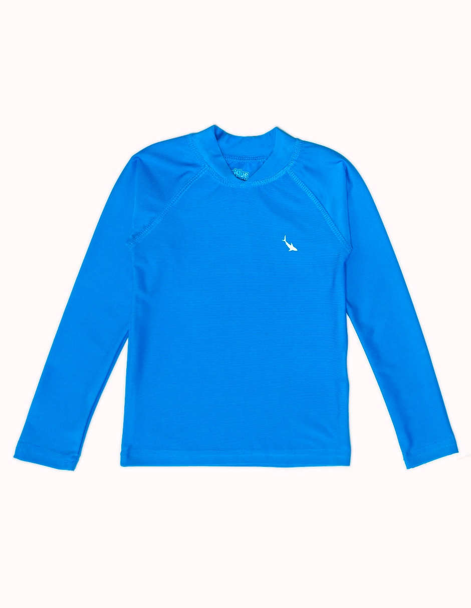 Wetshirt/wetsuit estampado liso para niño