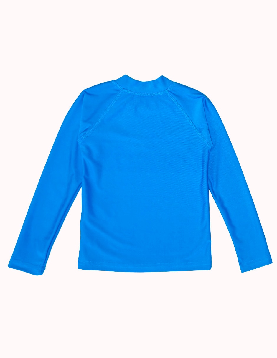 Wetshirt/wetsuit estampado liso para niño 3
