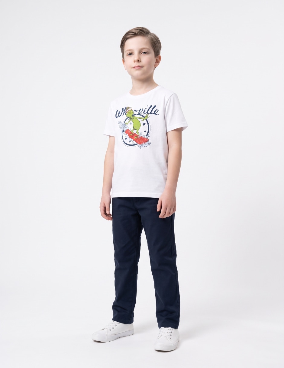 Playera manga corta para niño Playera manga corta para niño