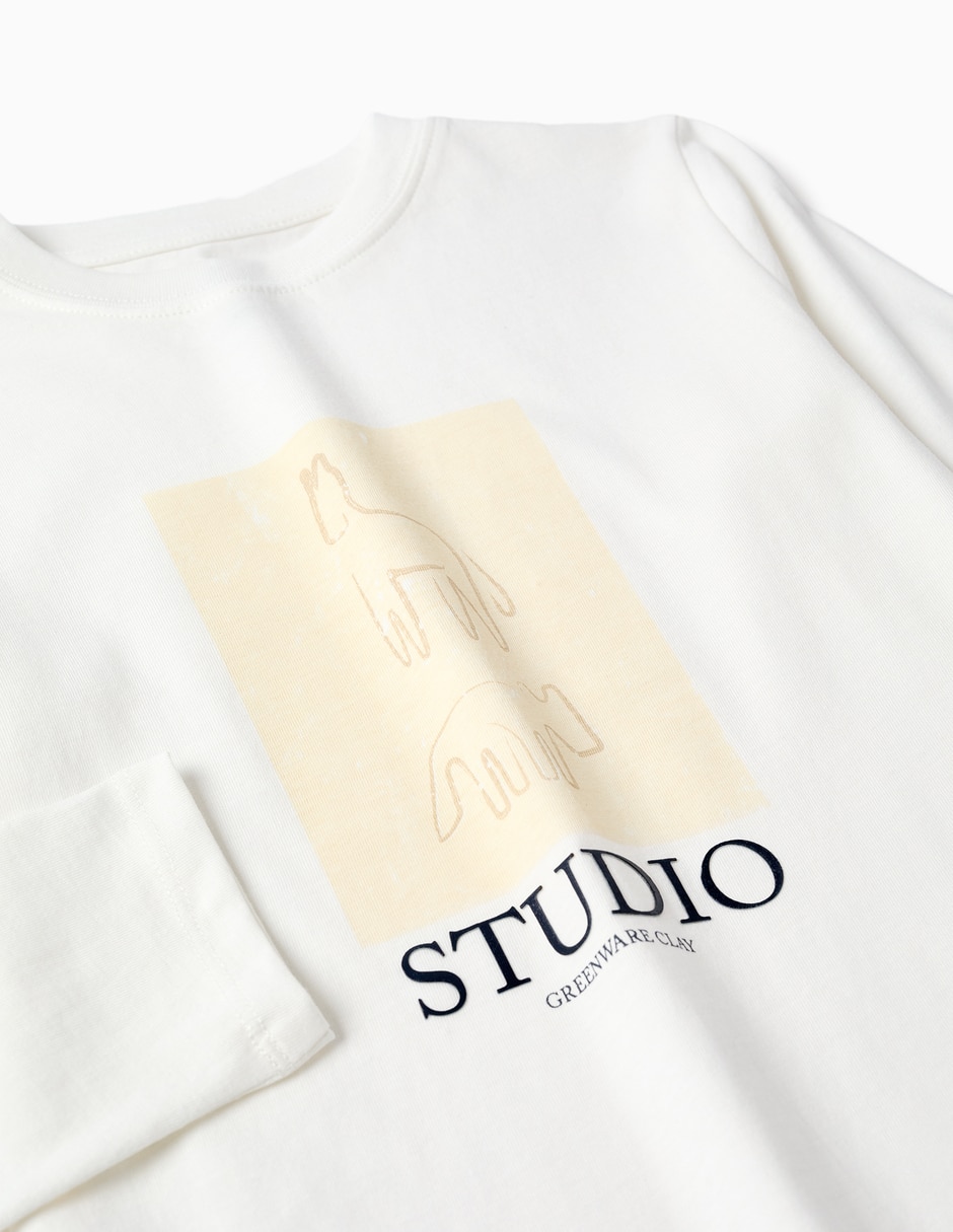 Playera manga larga para niño 3