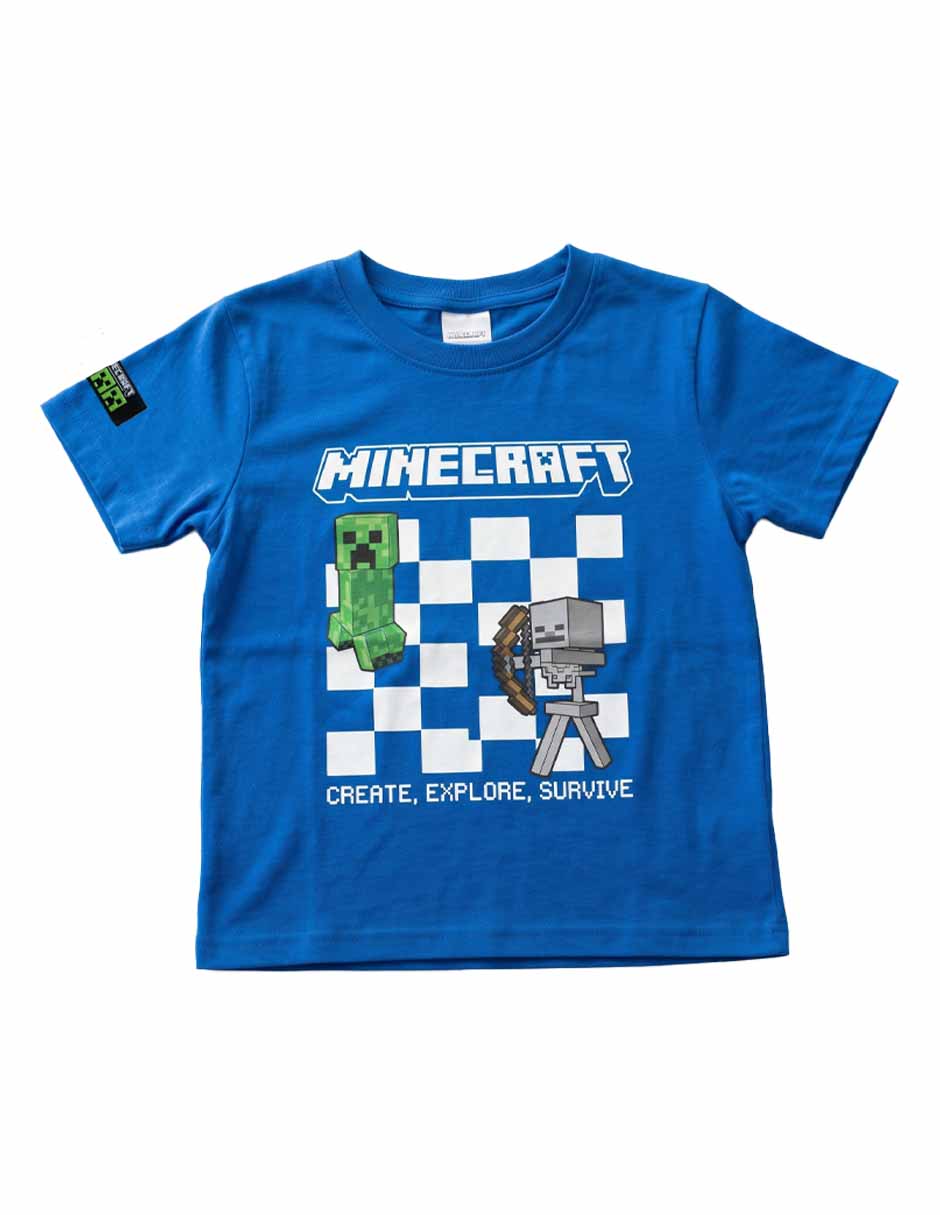 Playera manga corta para niño