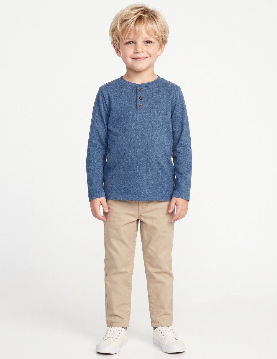 Playera manga larga para niño Playera manga larga para niño