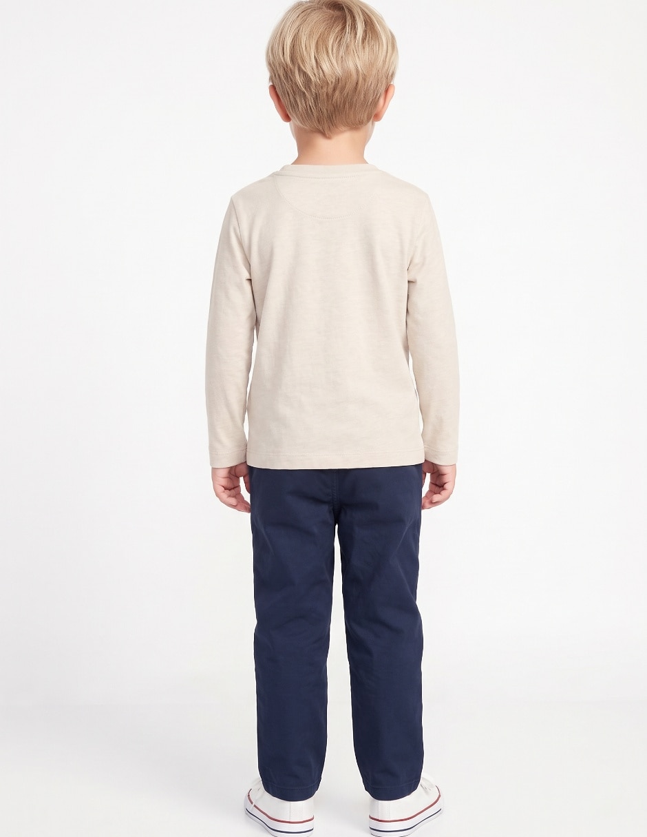 Playera manga larga para niño 2