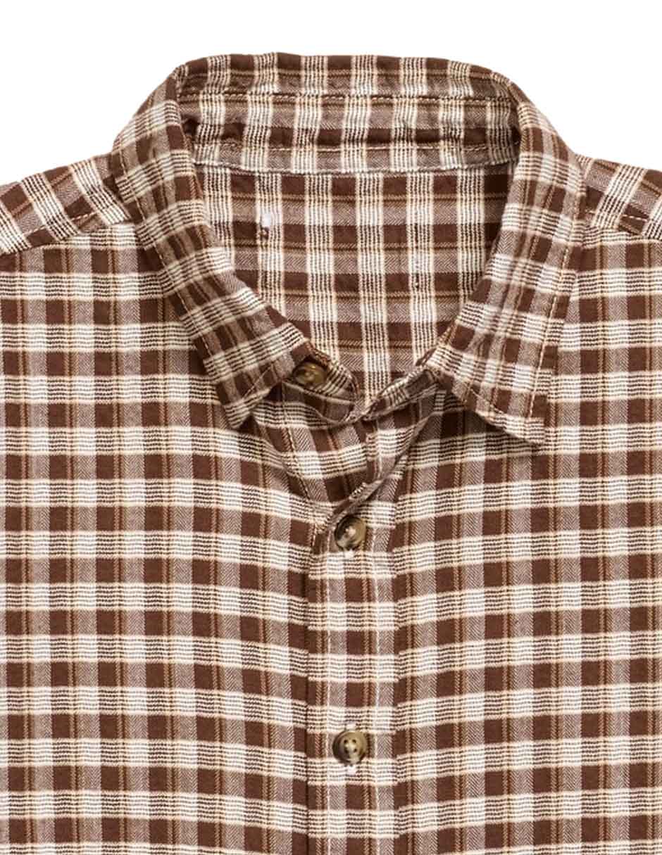 Camisa casual de algodón manga corta para niño 3