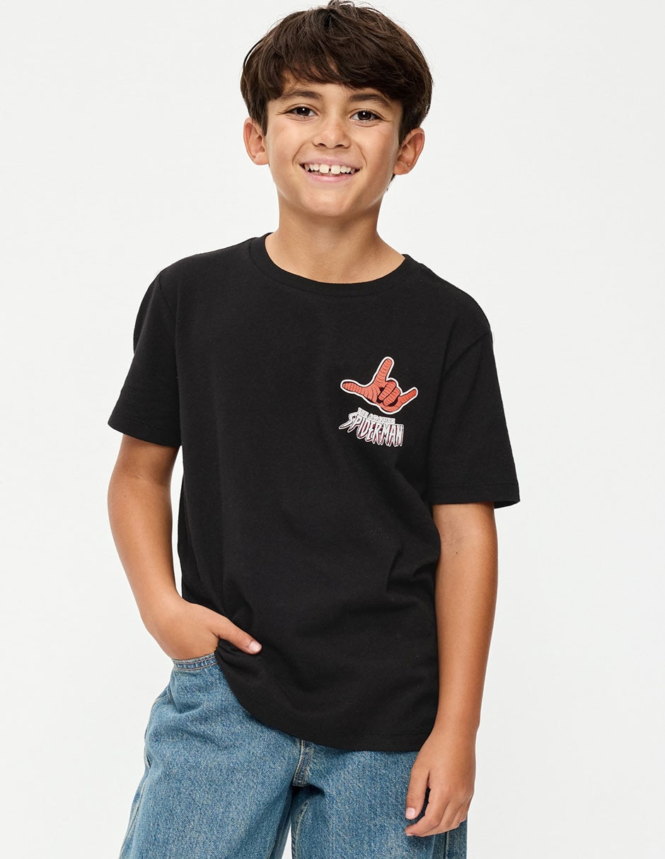 Playera manga regular para niño Playera manga regular para niño