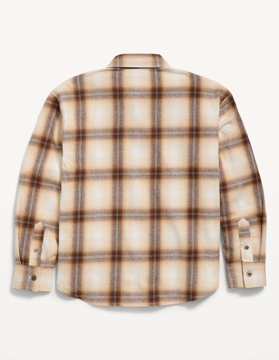 Camisa casual de algodón manga larga para niño 2