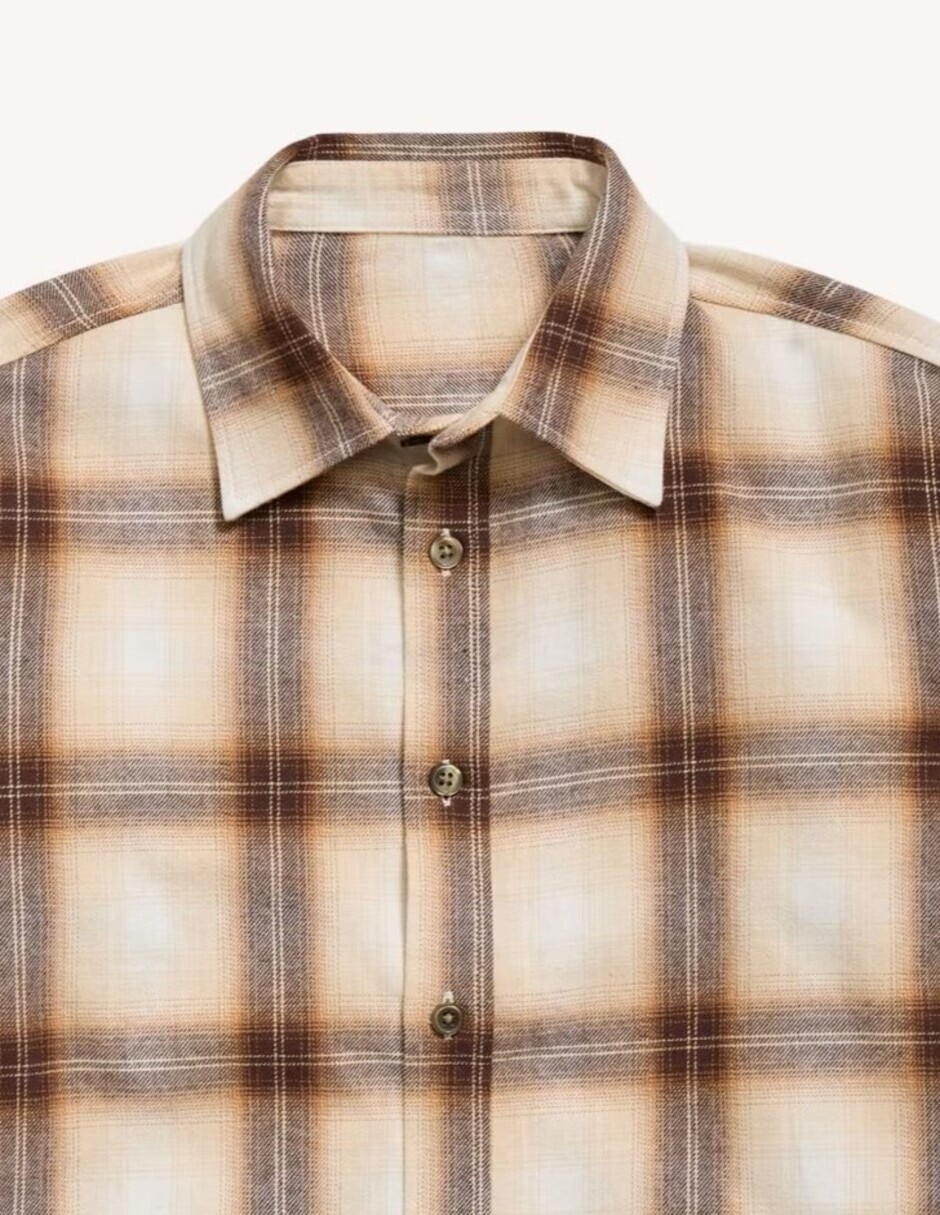Camisa casual de algodón manga larga para niño 3