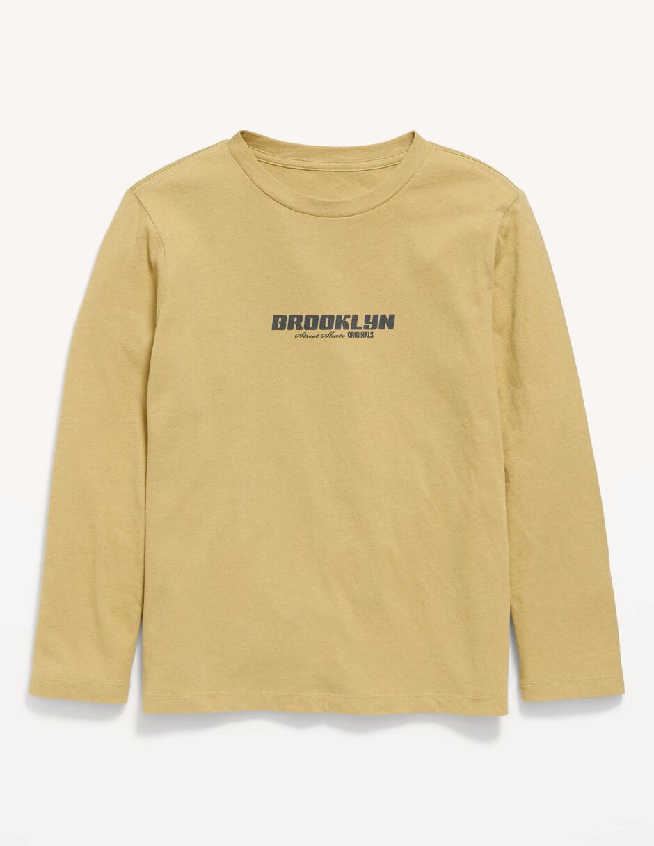 Playera manga larga para niño Playera manga larga para niño