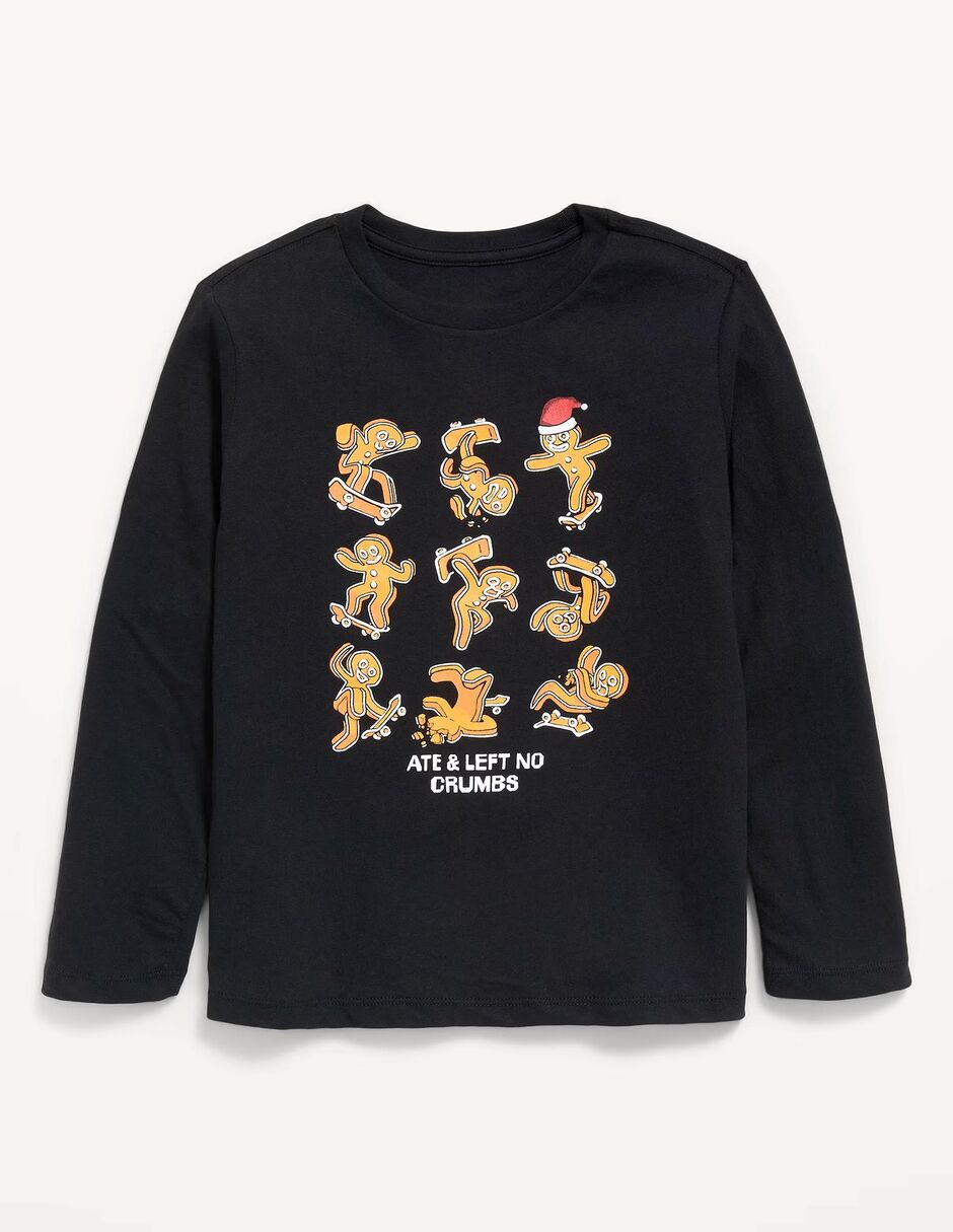 Playera manga larga para niño