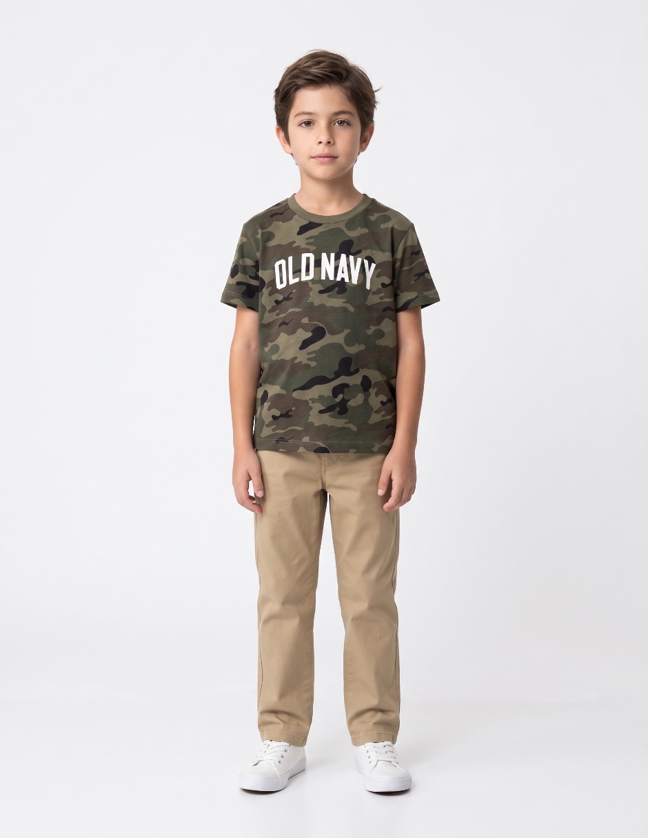 Playera manga corta para niño