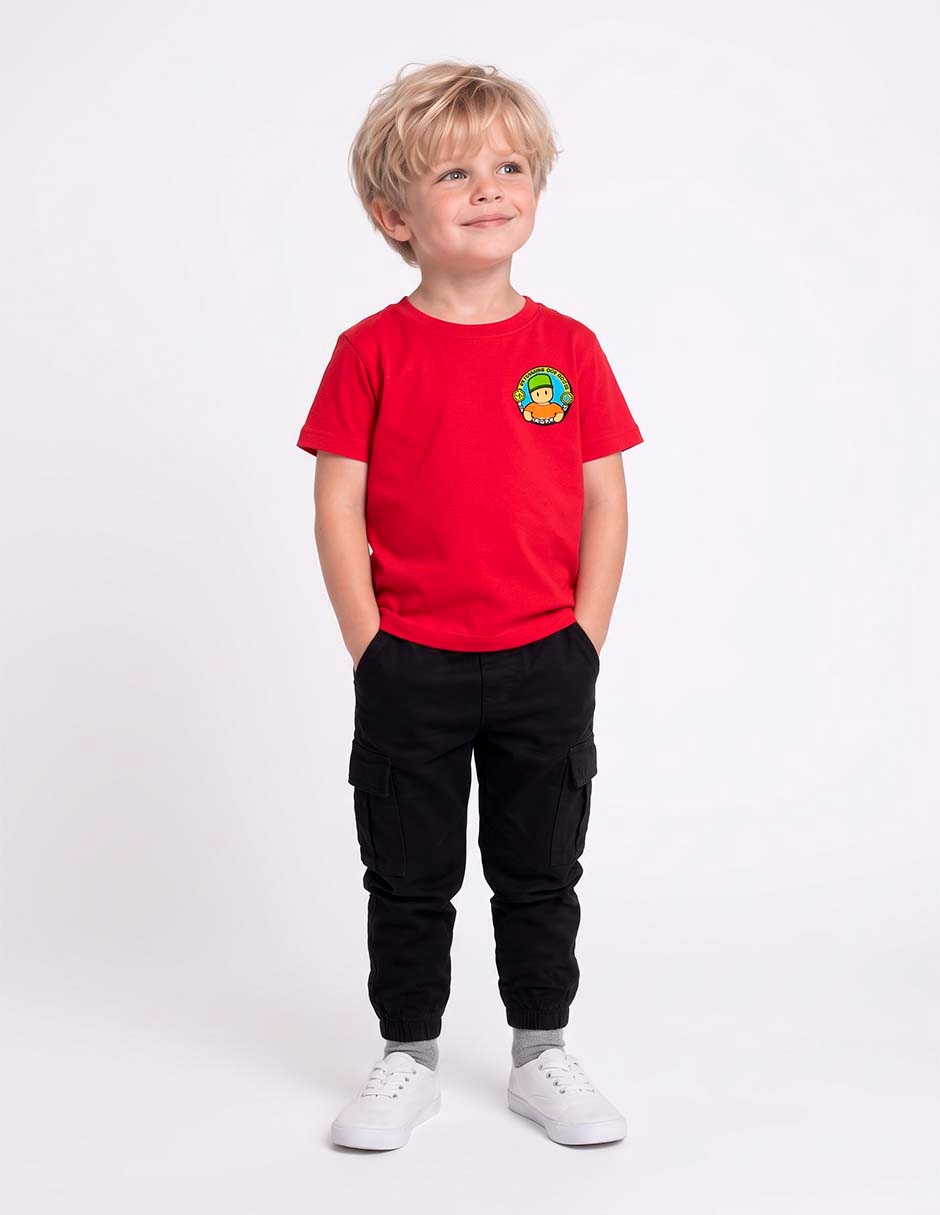 Set playera/Playera manga Corta para Infantil Niño