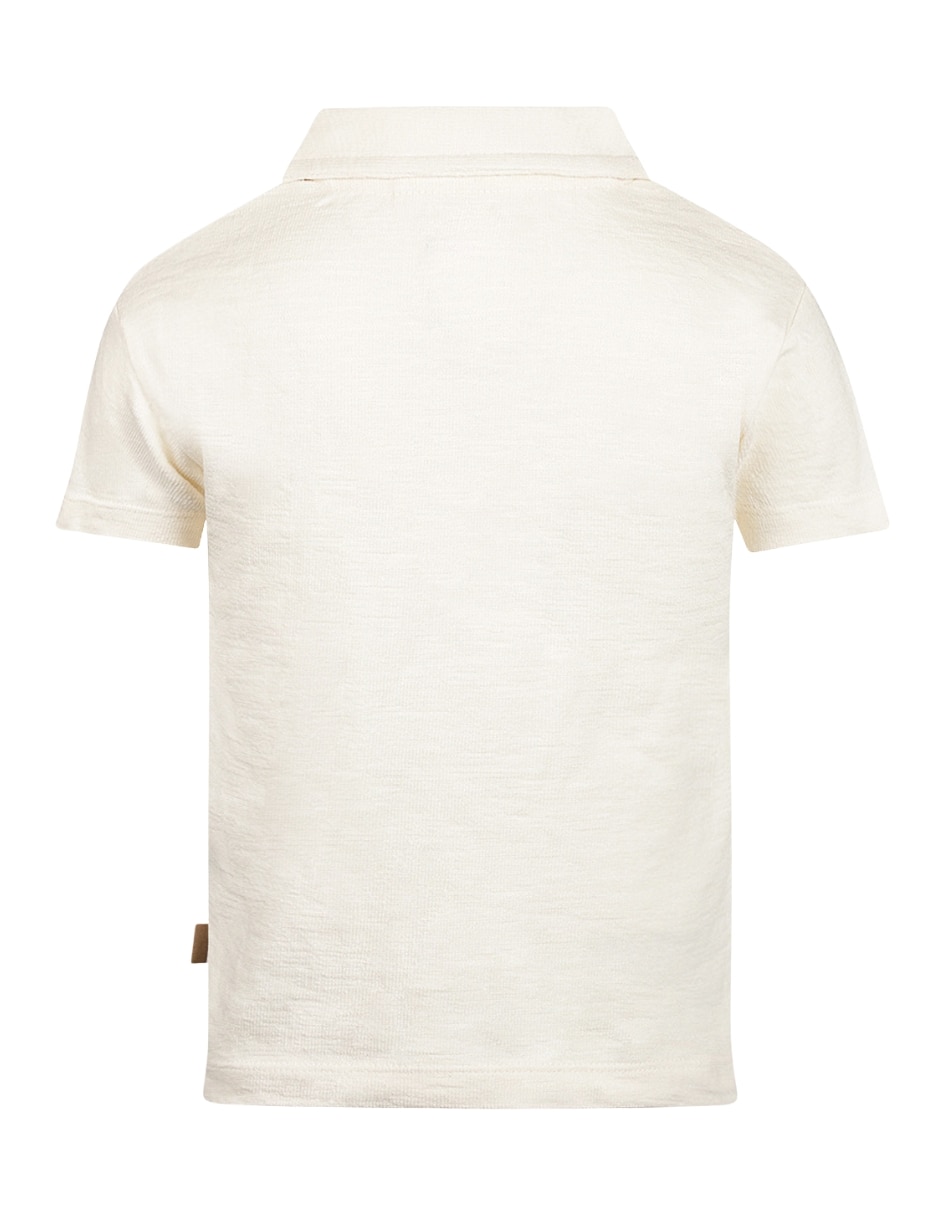 Playera tipo polo de algodón para infantil niño 5