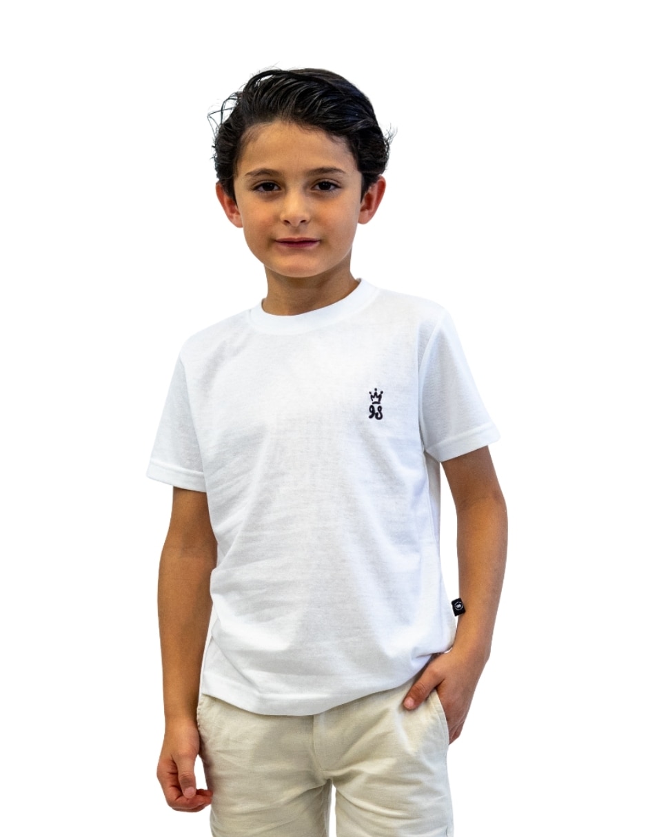 Playera manga corta para infantil niño Playera manga corta para infantil niño