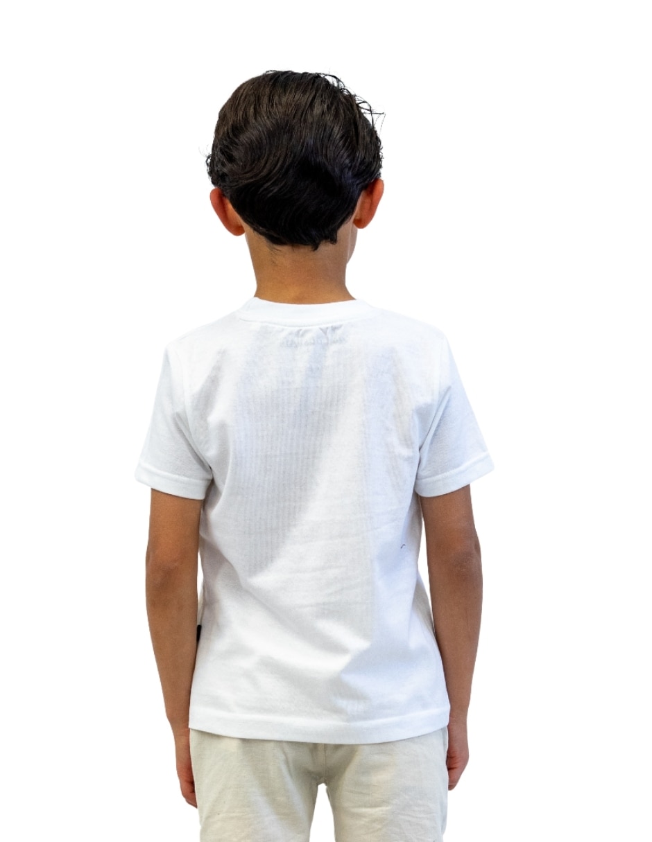 Playera manga corta para infantil niño 4