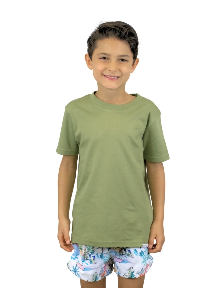 Playera manga corta para infantil niño Playera manga corta para infantil niño