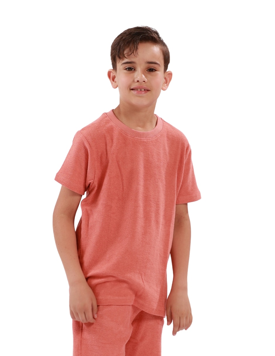 Playera manga corta para infantil niño 7