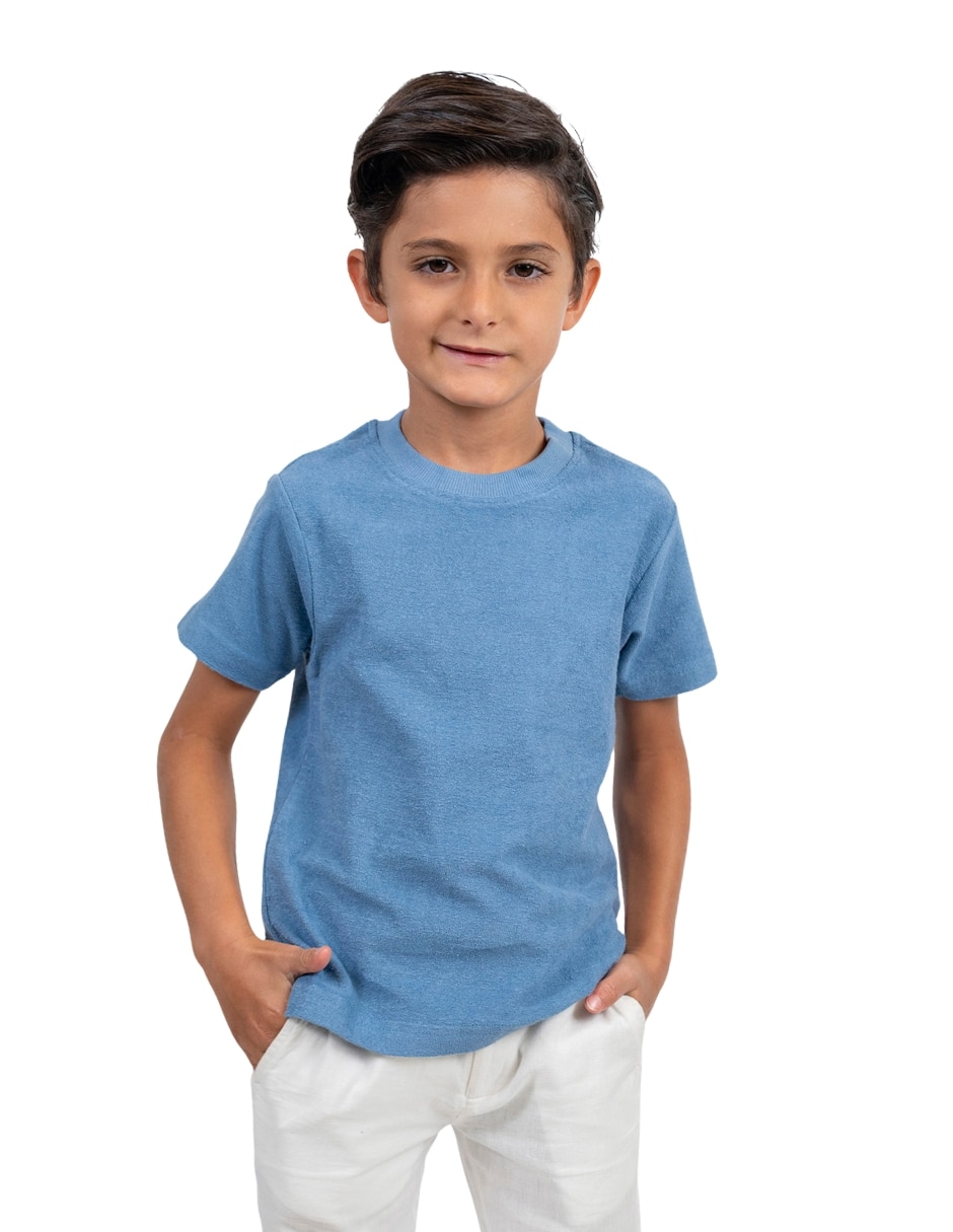 Playera manga corta para infantil niño Playera manga corta para infantil niño