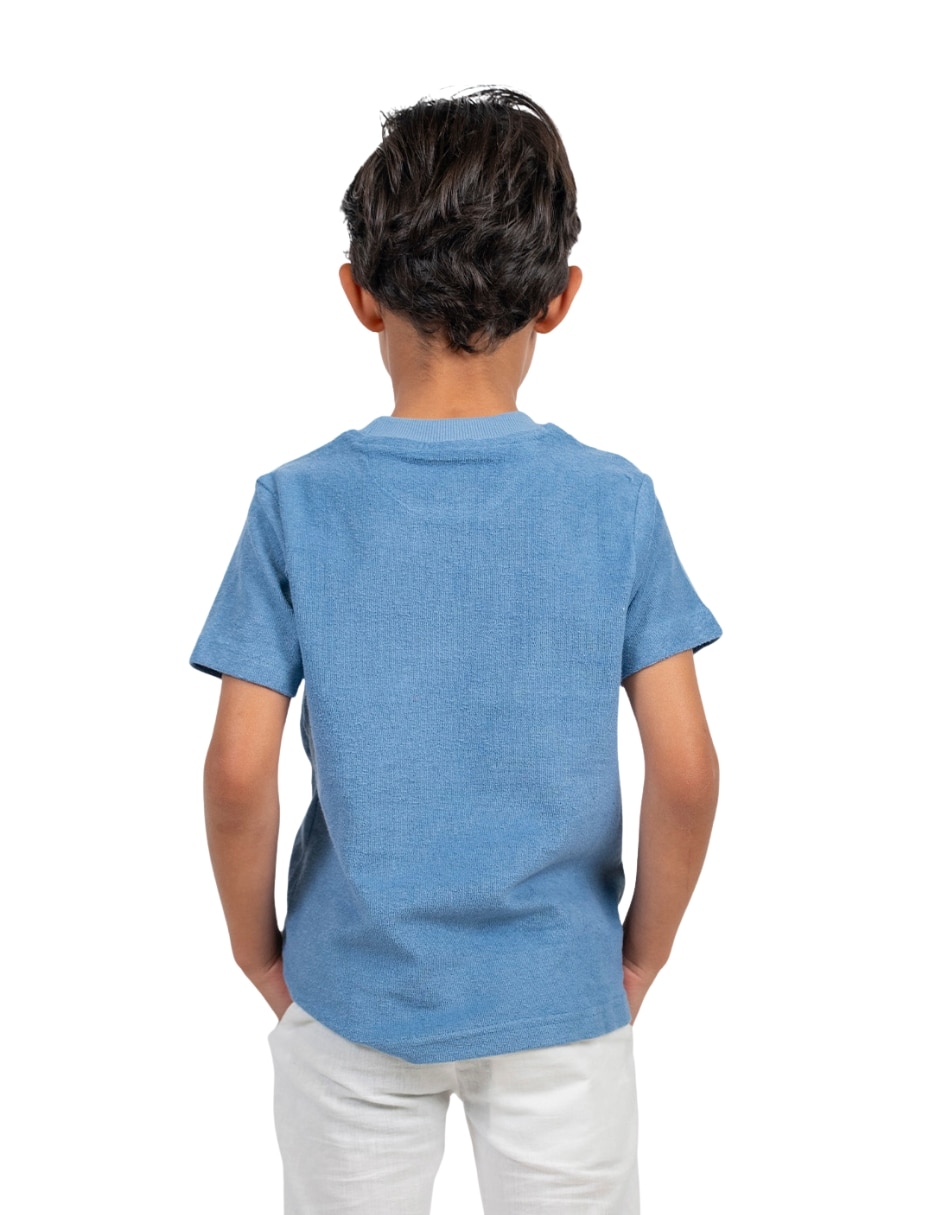 Playera manga corta para infantil niño 7